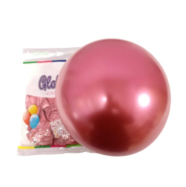 Bolsa de 50 globos de 12" Malva Chrome