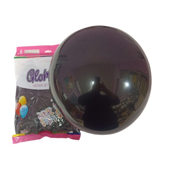 Bolsa de 25 globos de 18" Negro Estándar