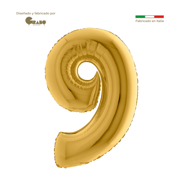 Numero 9 de 16" Oro