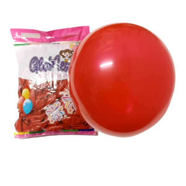 Bolsa de 25 globos de 18" Rojo Estándar