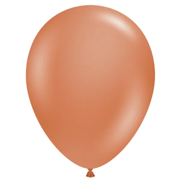 Globo 17" Tuftex Burnt Orange (Designer) 50 piezas